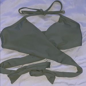 Women’s wrap around halter bikini top